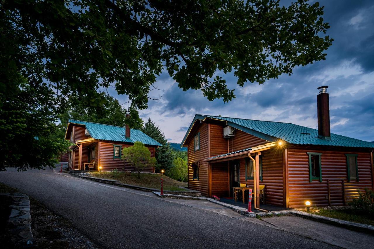 Chalet Likouresi Village Karpenísion Exteriör bild